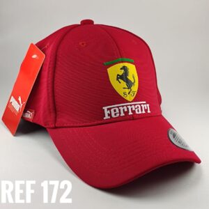 Gorra Deportiva Racing - Ferrari Pum - Rojo Flex - Ajuste Hebilla