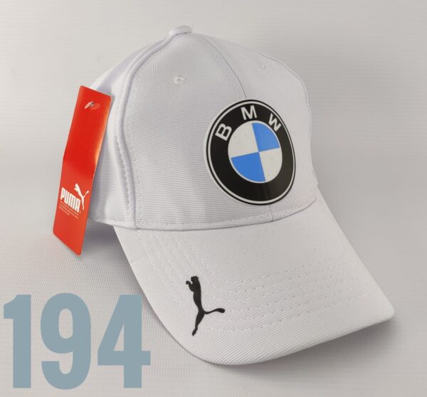 Gorra Deportiva Racing - BMW Pum - Blanco Flex - Ajuste Hebilla