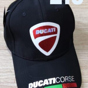 Gorra Deportiva Racing - Ducati Pum - Negro Flex - Ajuste Hebilla