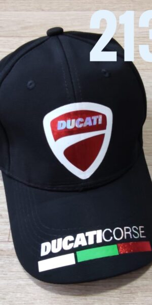 Gorra Deportiva Racing - Ducati Pum - Negro Flex - Ajuste Hebilla