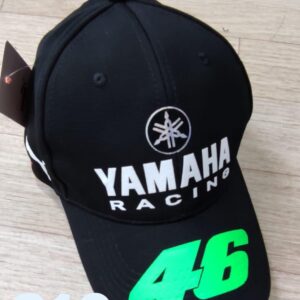 Gorra Deportiva Racing - Yamaha Pum - Negro Flex - Ajuste Hebilla