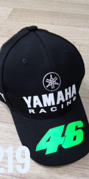 Gorra Deportiva Racing - Yamaha Pum - Negro Flex - Ajuste Hebilla