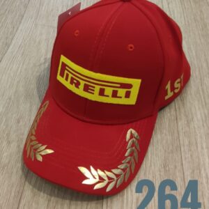 Gorra Deportiva Racing - Pirelli - Rojo Flex - Ajuste Hebilla
