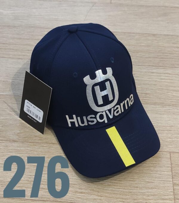Gorra Deportiva Racing - Husquvarna - Azul Oscuro Flex - Ajuste Hebilla