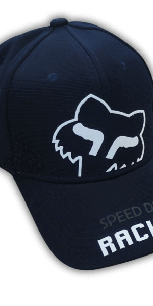 Gorra Deportiva Racing - Fo lateral - Azul Oscuro Flex - Ajuste Hebilla