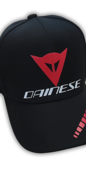 Gorra Deportiva Racing - Dainese - Negro Flex - Ajuste Hebilla