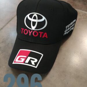 Gorra Deportiva Racing - Toyota GR - Negro Flex - Ajuste Hebilla