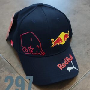 Gorra Deportiva Racing - Redbull Toro Reborde - Azul Oscuro Flex - Ajuste Hebilla