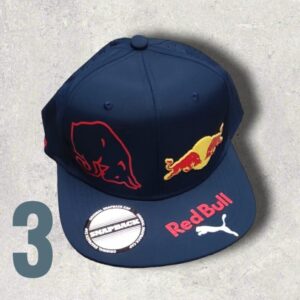 Gorra Deportiva Racing - Redbull - Plana Azul Oscuro - Ajuste Plastico