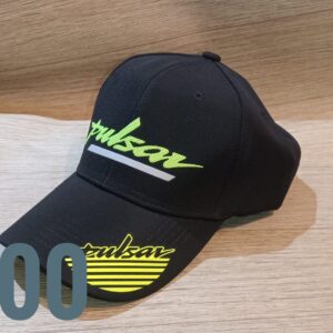 Gorra Deportiva Racing - Pulsar Visera Líneas - Negro Flex - Ajuste Hebilla
