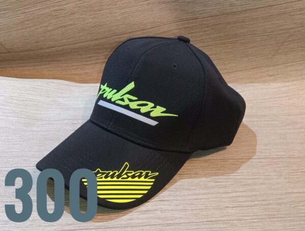 Gorra Deportiva Racing - Pulsar Visera Líneas - Negro Flex - Ajuste Hebilla