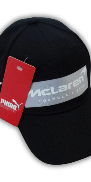 Gorra Deportiva Racing - Mclaren Formula 1 Team - Negro Flex - Ajuste Hebilla