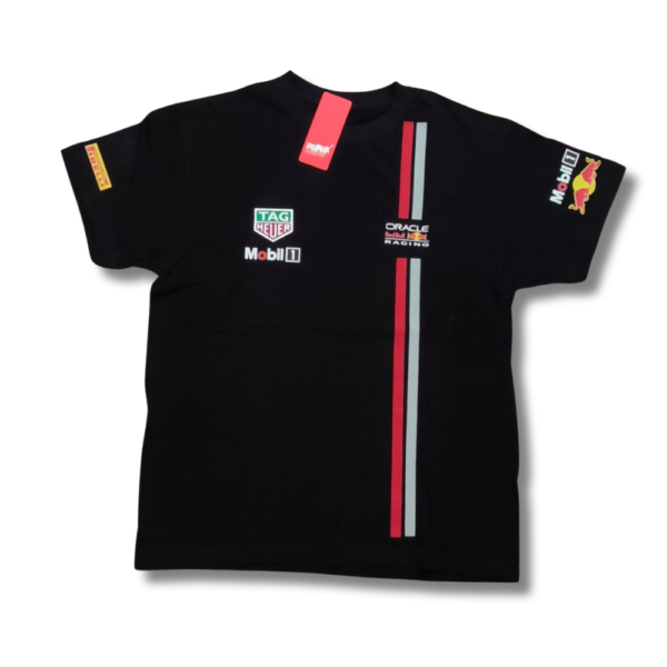 Camiseta Racing - Puma Oracle Redbull Lineas Laterales - Negro - Image 4