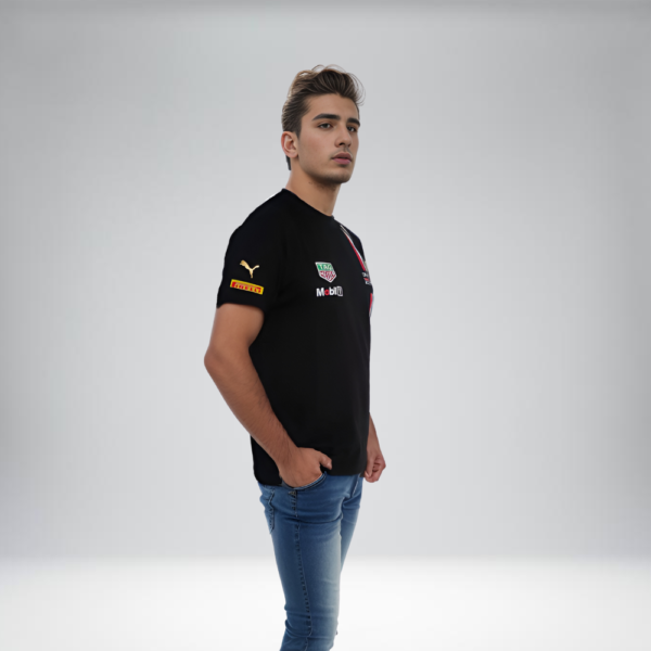 Camiseta Racing - Puma Oracle Redbull Lineas Laterales - Negro - Image 2