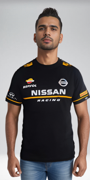 Camiseta Racing - Orbita Nissan - Negro