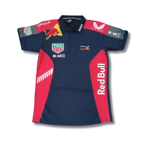Polo Racing Combinada - Redbull TAG Heuer - Azul Oscuro R.R.G - Image 4