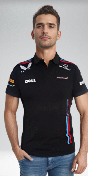 Polo Racing - McLaren Linea Lateral - Negro