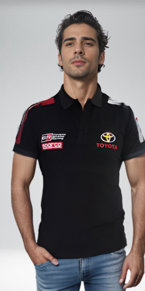 Polo Racing - Toyota Lineas Hombros - Negro
