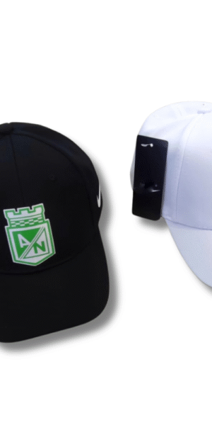 Gorra Futbol - Atletico Nacional Ni - Blanco / Negro - Ajuste Hebilla