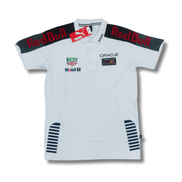 Polo Racing Combinada - Redbull Franjas Laterales - Blanco B.N.G - Image 4