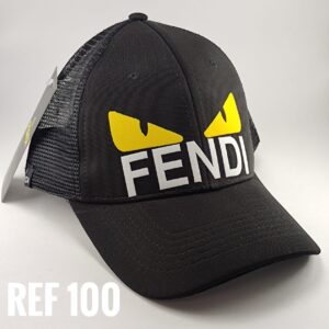 Gorra Clasica - Fen Ojos - Negro Malla - Ajuste Plastico