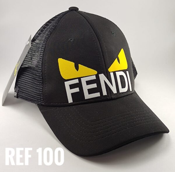 Gorra Clasica - Fen Ojos - Negro Malla - Ajuste Plastico