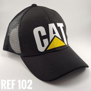 Gorra Clasica - CAT Clasico - Negro Malla - Ajuste Plastico