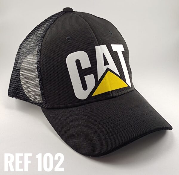Gorra Clasica - CAT Clasico - Negro Malla - Ajuste Plastico
