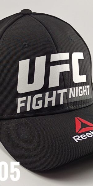 Gorra Clasica - UFC Ree - Negro Flex - Ajuste Hebilla