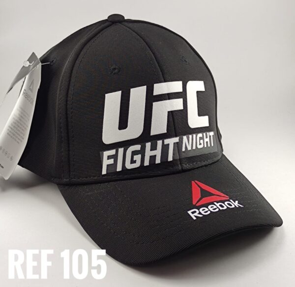 Gorra Clasica - UFC Ree - Negro Flex - Ajuste Hebilla