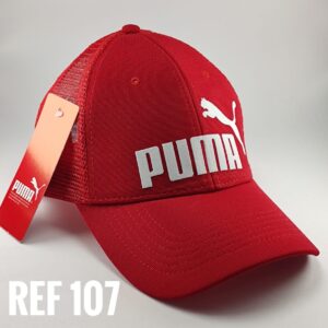Gorra Clasica - Pum Clasico - Rojo Malla - Ajuste Plastico