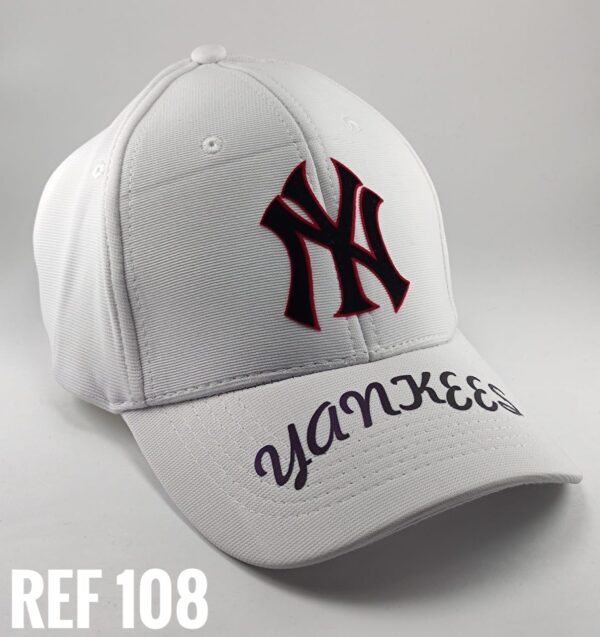 Gorra Clasica - Ni Yankees - Blanco Flex - Ajuste Hebilla