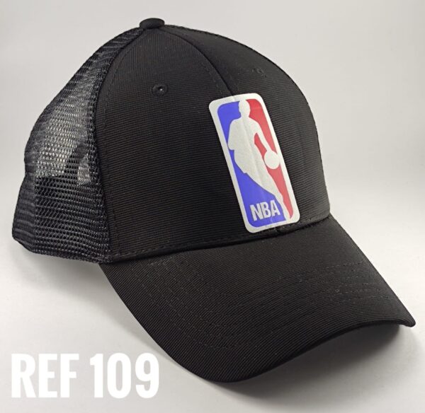 Gorra Clasica - NBA - Negro Malla - Ajuste Plastico