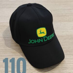 Gorra Clasica - John Deere - Negro Flex - Ajuste Hebilla