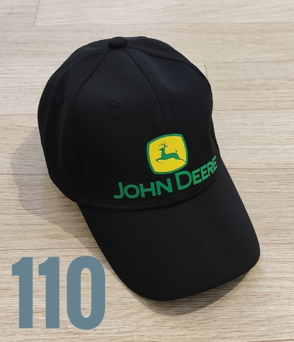 Gorra Clasica - John Deere - Negro Flex - Ajuste Hebilla