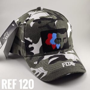 Gorra Clasica - Fo Caras - Camuflada Gris - Ajuste Velcro