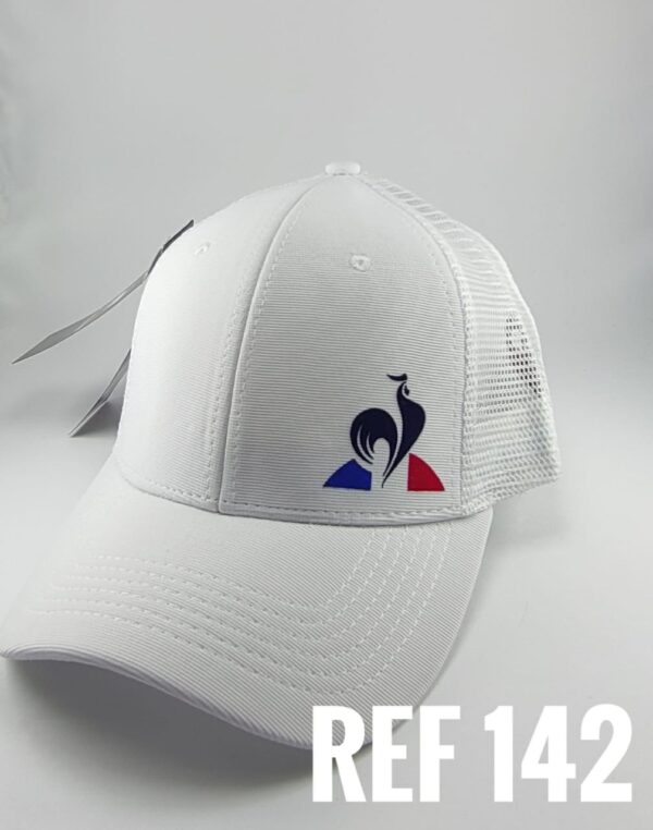Gorra Clasica - LeC Tricolor - Blanco Malla - Ajuste Plastico