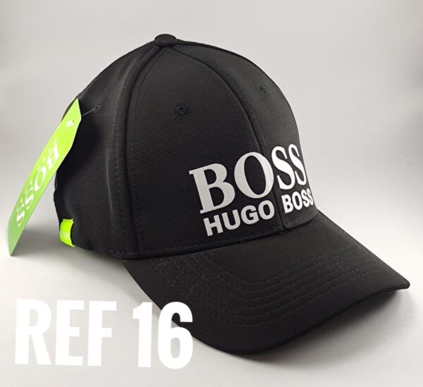 Gorra Clasica - Bo Clásico - Negro Flex - Ajuste Hebilla