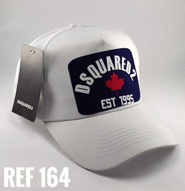 Gorra Clasica - Dsqu Fondo - Blanco Malla - Ajuste Plastico