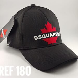 Gorra Clasica - Dsqu Clasico - Negro Flex - Ajuste Hebilla