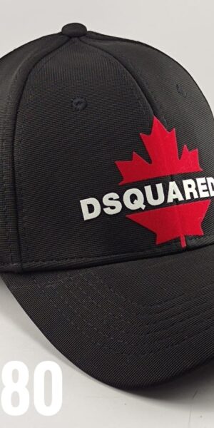 Gorra Clasica - Dsqu Clasico - Negro Flex - Ajuste Hebilla