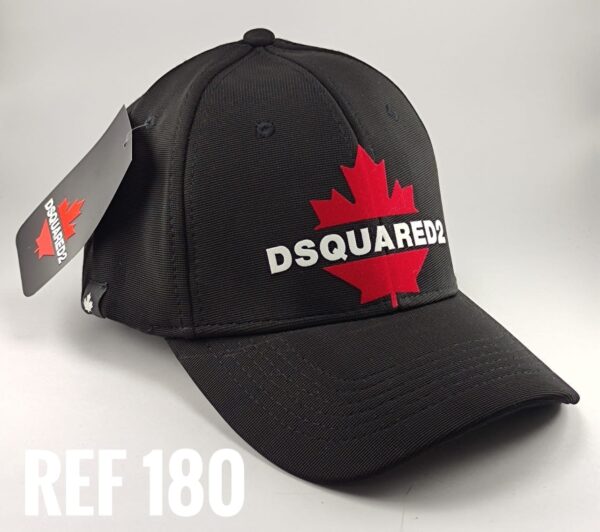 Gorra Clasica - Dsqu Clasico - Negro Flex - Ajuste Hebilla