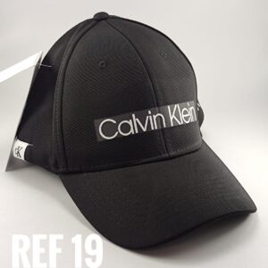 Gorra Clasica - CK Linea Tornasol - Negro Flex - Ajuste Hebilla
