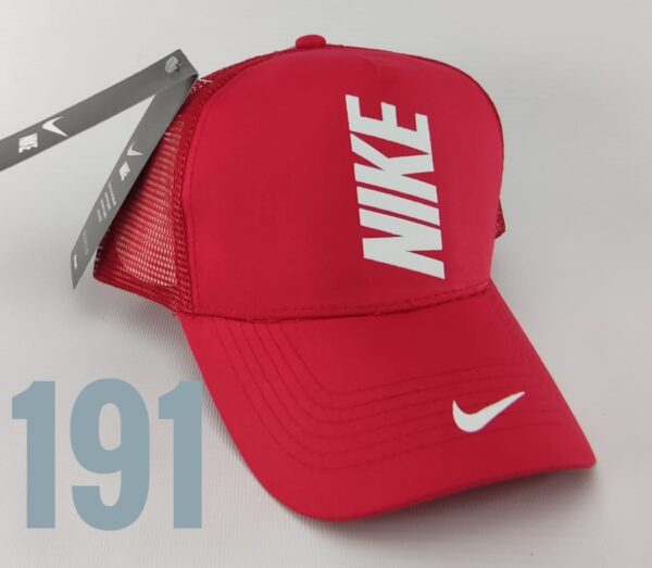 Gorra Clasica -Ni Vertical - Rojo Malla - Ajuste Plastico