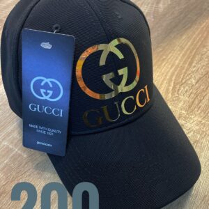Gorra Clasica - Guc Dorado - Negro Flex - Ajuste Hebilla