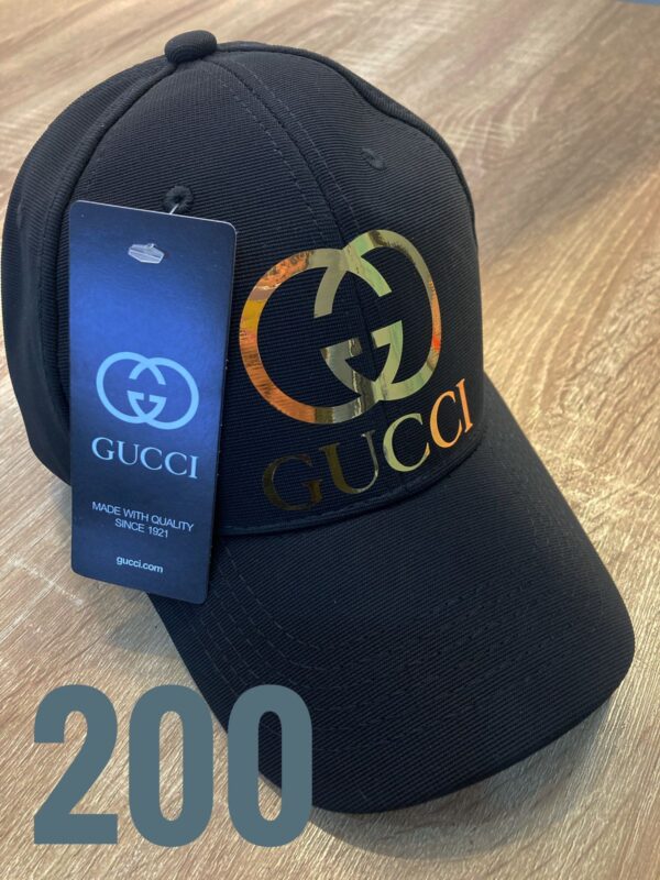 Gorra Clasica - Guc Dorado - Negro Flex - Ajuste Hebilla