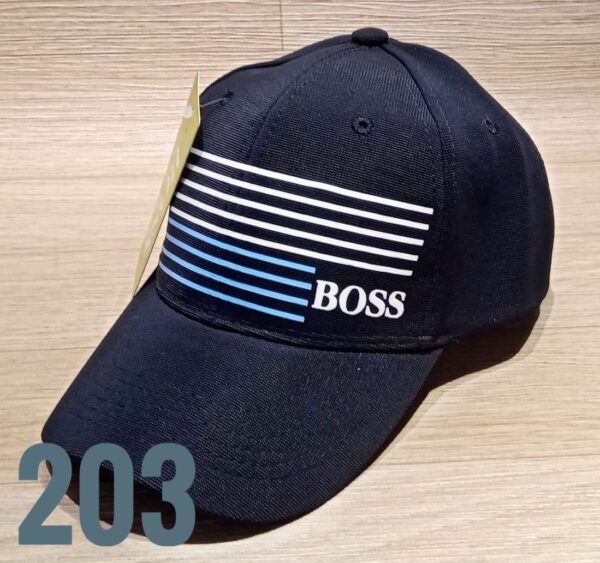 Gorra Clasica - Bo Clasico Lineas - Azul Oscuro Ajuste Hebilla