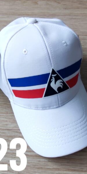 Gorra Clasica - LeC Triangulo - Blanco Flex - Ajuste Hebilla