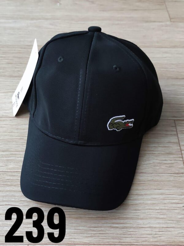 Gorra Clasica - Lac Pequeño - Negro Flex - Ajuste Hebilla