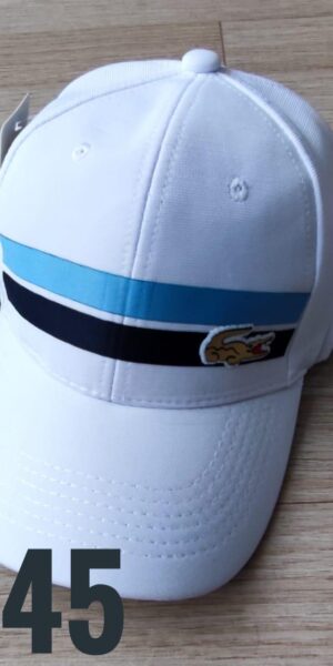 Gorra Clasica - Lac Pequeño Lineas - Blanco Flex - Ajuste Hebilla